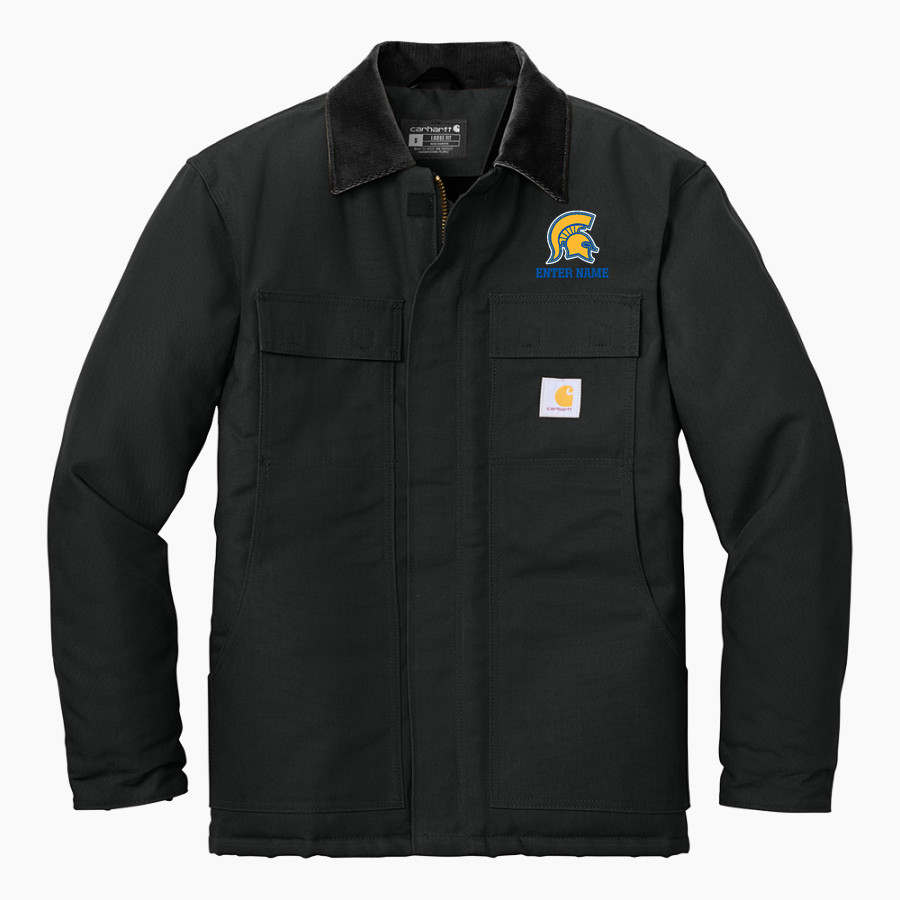 MASON CO CENTRAL HIGH SCHOOL SPARTANS Carhartt Men's Duck Traditional Coat