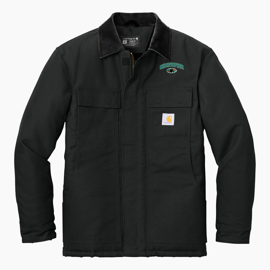 Christopher Cougars <span class="pdp-name-mascot">Christopher Cougars</span> Carhartt Men's Duck Traditional Coat