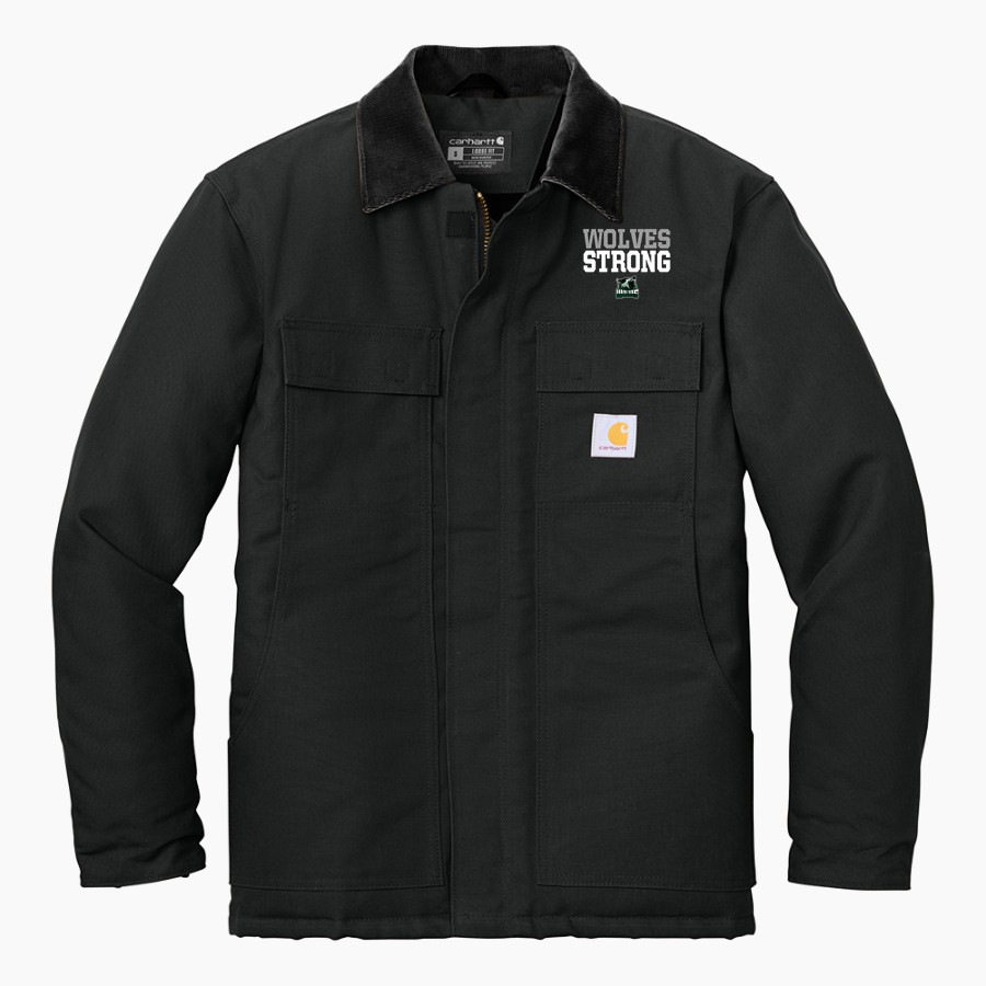 Woods Charter Wolves Carhartt Men's Duck Traditional Coat