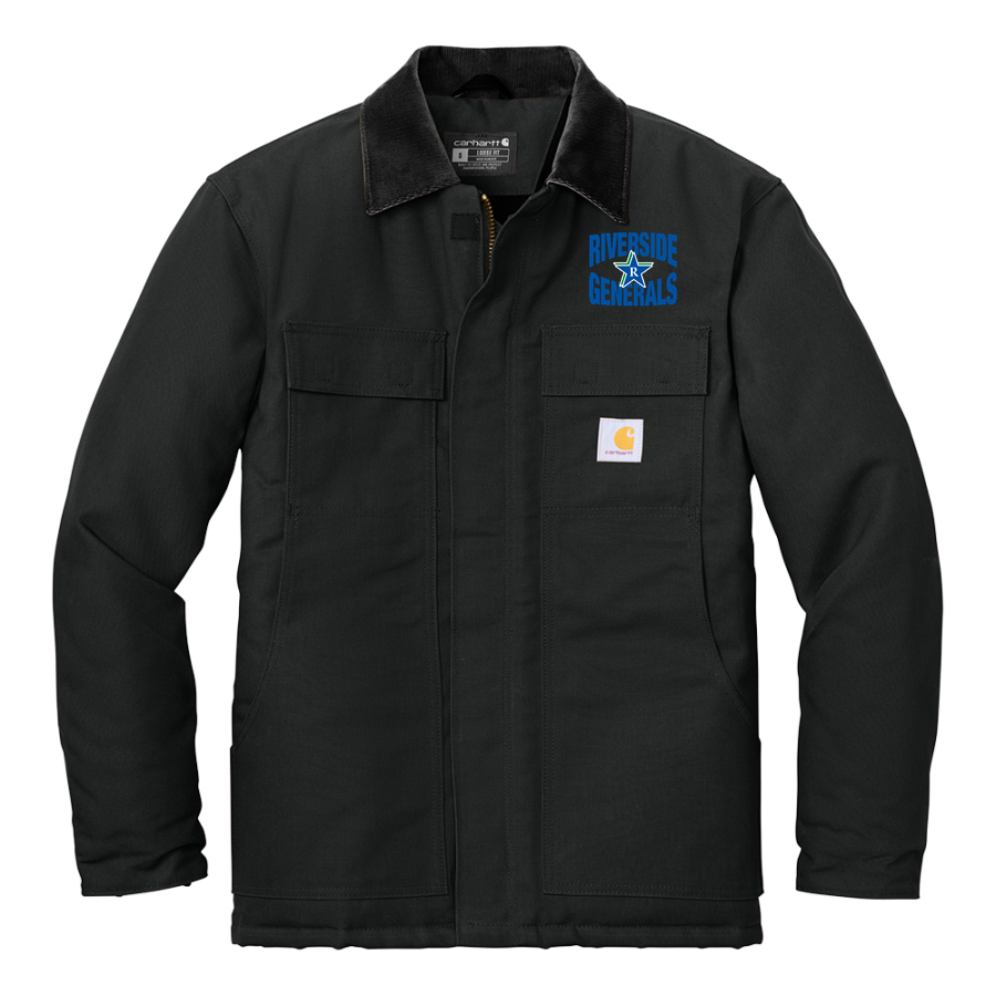 RIVERSIDE HIGH SCHOOL GENERALS <span class="pdp-name-mascot">RIVERSIDE GENERALS</span> Carhartt Men's Duck Traditional Coat