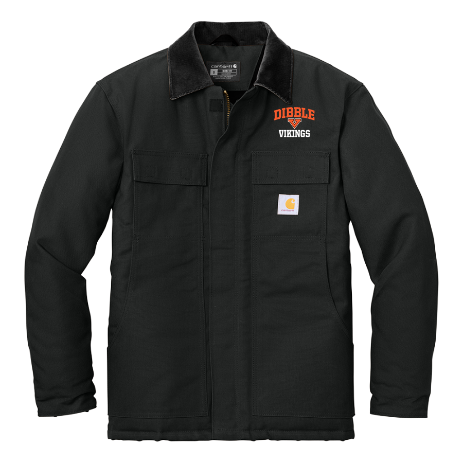 Dibble Vikings <span class="pdp-name-mascot">Dibble Vikings</span> Carhartt Men's Duck Traditional Coat