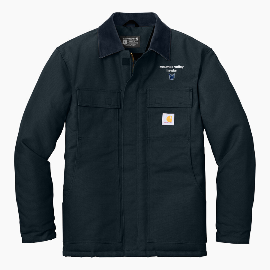 MAUMEE VALLEY COUNTRY DAY SCHOOL HAWKS Carhartt Men's Duck Traditional Coat
