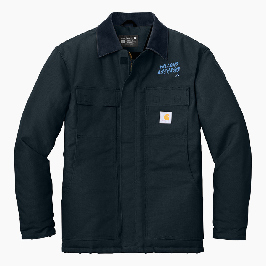 WILLOWS ACADEMY Eagles <span class="pdp-name-mascot">Willows Eagles</span> Carhartt Men's Duck Traditional Coat