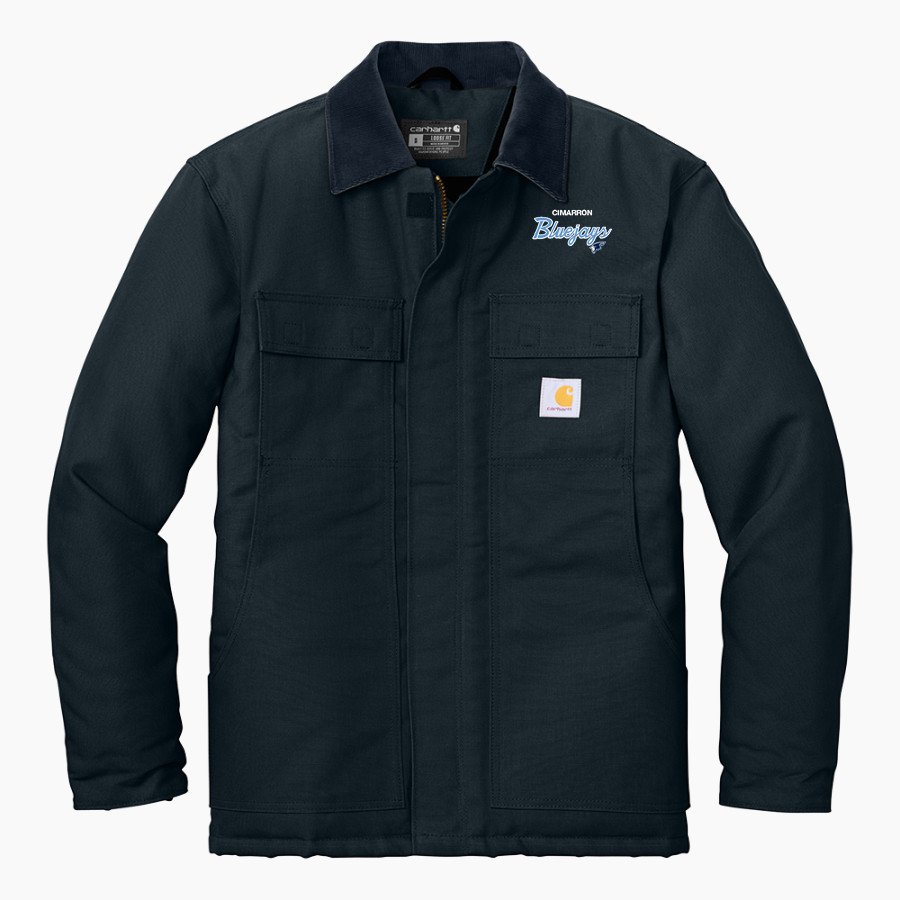 CIMARRON HIGH SCHOOL BLUEJAYS Carhartt Men's Duck Traditional Coat