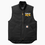 Founders Classical Lions Carhartt Men's Duck Vest Front Thumbnail
