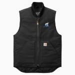 Lawrence University Vikings Online Store Carhartt Men's Duck Vest Front Thumbnail