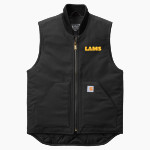 Louis Armstrong Middle School Lions Carhartt Men's Duck Vest Front Thumbnail
