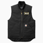BIG SPRING HIGH SCHOOL STEERS Carhartt Men's Duck Vest Front Thumbnail