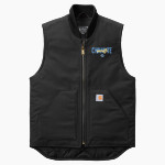 CHANUTE HIGH SCHOOL COMETS Carhartt Men's Duck Vest Front Thumbnail