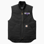 Portland Panthers <span class="pdp-name-mascot">Portland Panthers</span> Carhartt Men's Duck Vest Front Thumbnail
