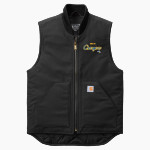 AGOURA HIGH SCHOOL CHARGERS Carhartt Men's Duck Vest Front Thumbnail