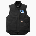 Kankakee Kays <span class="pdp-name-mascot">Kankakee High School Kays</span> Carhartt Men's Duck Vest Front Thumbnail