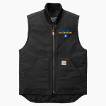 Mothers Of Mount Markham Students Mustangs Carhartt Men's Duck Vest Front Thumbnail