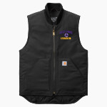 Holy Cross Crusaders Carhartt Men's Duck Vest Front Thumbnail