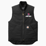 Medford Tech Jaguars Carhartt Men's Duck Vest Front Thumbnail