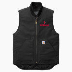 SHAW HIGH SCHOOL CARDINALS Carhartt Men's Duck Vest Front Thumbnail