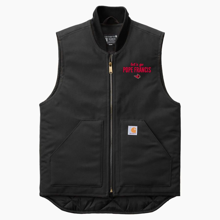 Pope Francis Cardinals Carhartt Men's Duck Vest