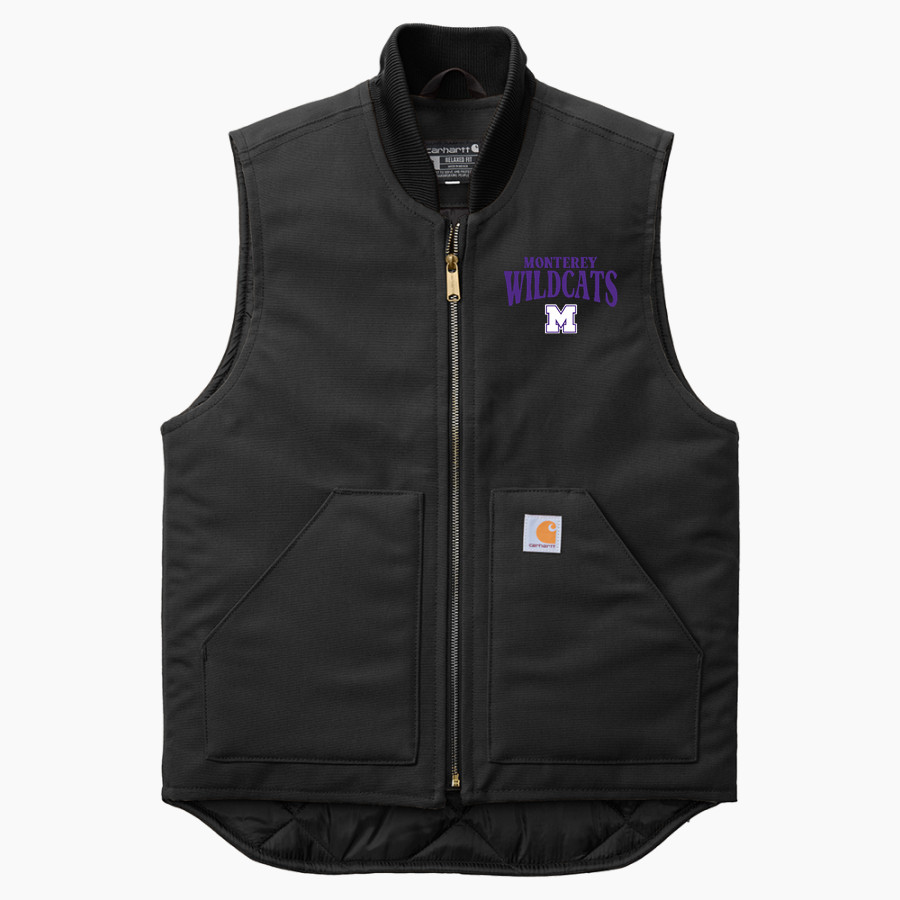 MONTEREY HIGH SCHOOL WILDCATS <span class="pdp-name-mascot">MONTEREY WILDCATS</span> Carhartt Men's Duck Vest
