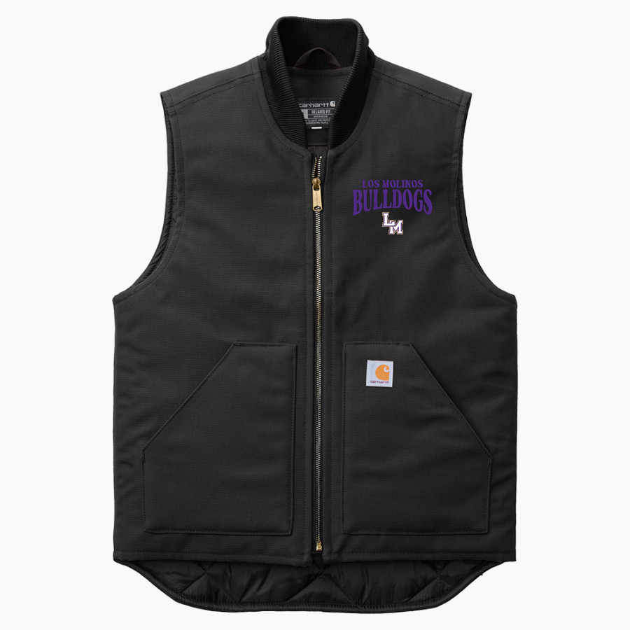 LOS MOLINOS HIGH SCHOOL BULLDOGS Carhartt Men's Duck Vest
