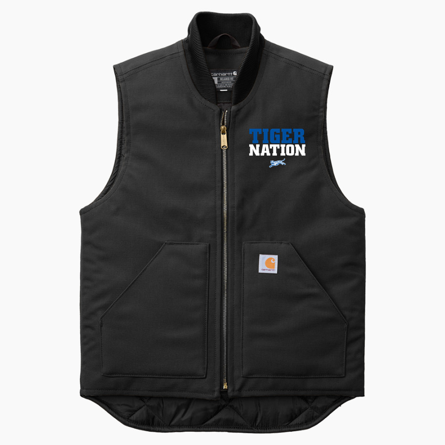 Crow Tigers Carhartt Men's Duck Vest