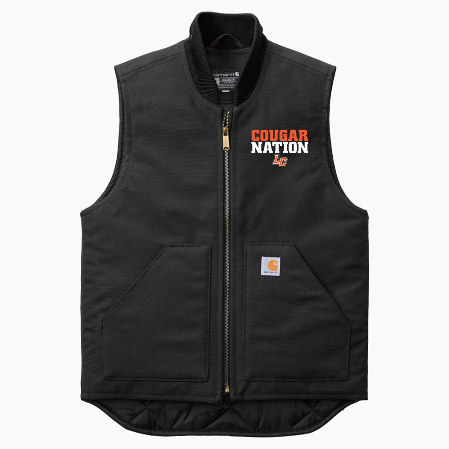 Lassen Community College Cougars <span class="pdp-name-mascot">Lassen Community College Cougars</span> Carhartt Men's Duck Vest