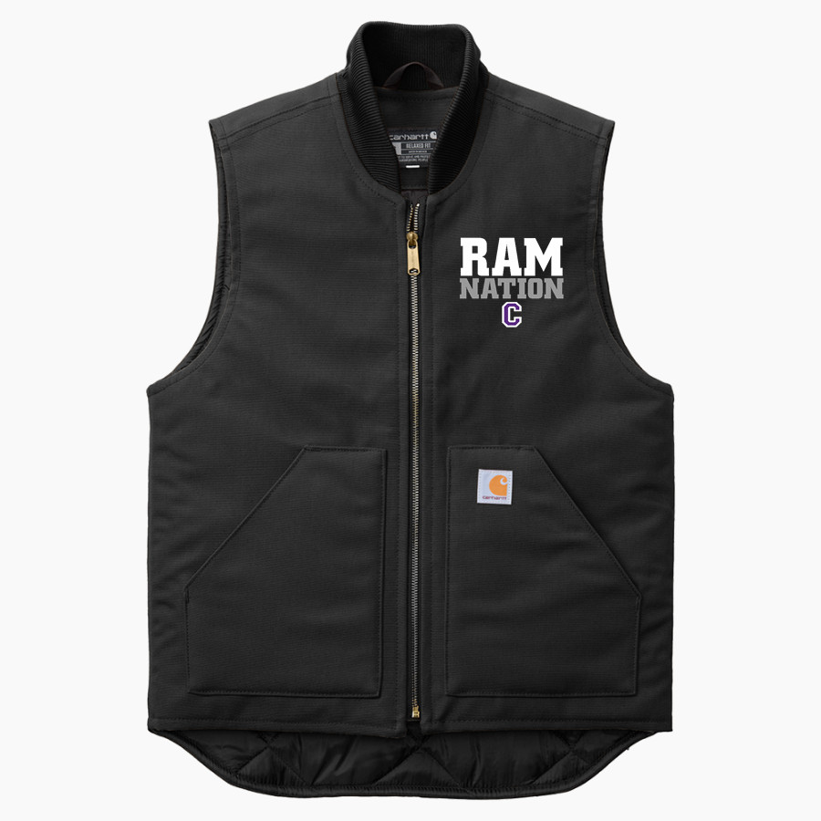 Cornell Rams <span class="pdp-name-mascot">Cornell Rams</span> Carhartt Men's Duck Vest