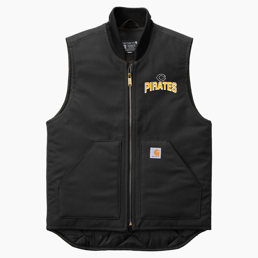 CRAWFORD HIGH SCHOOL PIRATES <span class="pdp-name-mascot">CRAWFORD PIRATES</span> Carhartt Men's Duck Vest
