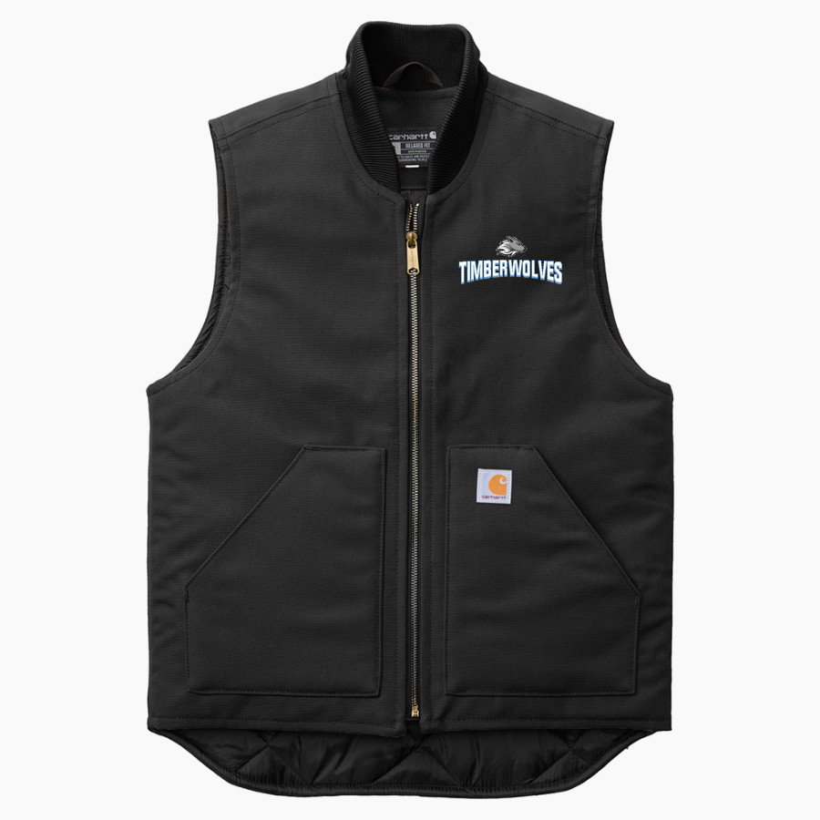 Laconia Christian Academy Timberwolves Carhartt Men's Duck Vest