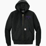 RIDGE POINT HIGH SCHOOL PANTHERS Carhartt Men's Quilted-Flannel-Lined Duck Active Jacket Front Thumbnail