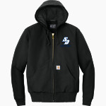 University of San Diego Toreros <span class="pdp-name-mascot">USD Toreros</span> Carhartt Men's Quilted-Flannel-Lined Duck Active Jacket Front Thumbnail