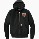 Riverton Hawks Carhartt Men's Quilted-Flannel-Lined Duck Active Jacket Front Thumbnail