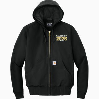 Carhartt Men's Quilted-Flannel-Lined Duck Active Jacket