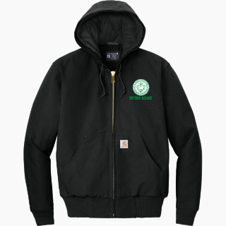 Carhartt Men's Quilted-Flannel-Lined Duck Active Jacket