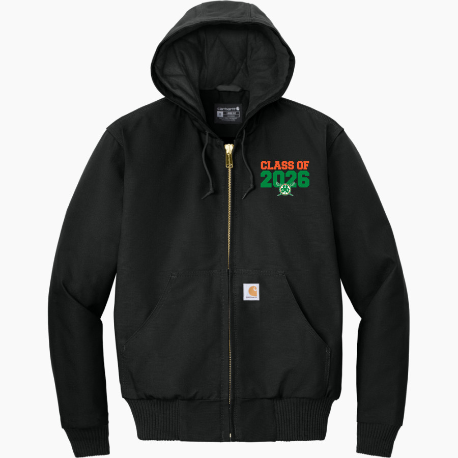 Communion of Saints School Sabres official sideline store <span class="pdp-name-mascot">Communion of Saints School Sabres</span> Carhartt Men's Quilted-Flannel-Lined Duck Active Jacket