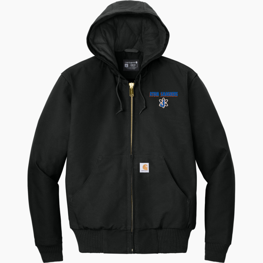 Johnson Atom Smashers <span class="pdp-name-mascot">Sol C. Johnson Atom Smashers</span> Carhartt Men's Quilted-Flannel-Lined Duck Active Jacket