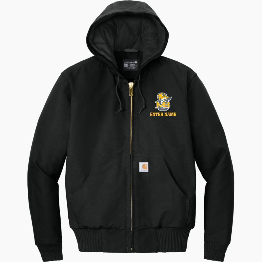 Mary Baldwin Fighting Squirrels <span class="pdp-name-mascot">Mary Baldwin Fighting Squirrels</span> Carhartt Men's Quilted-Flannel-Lined Duck Active Jacket