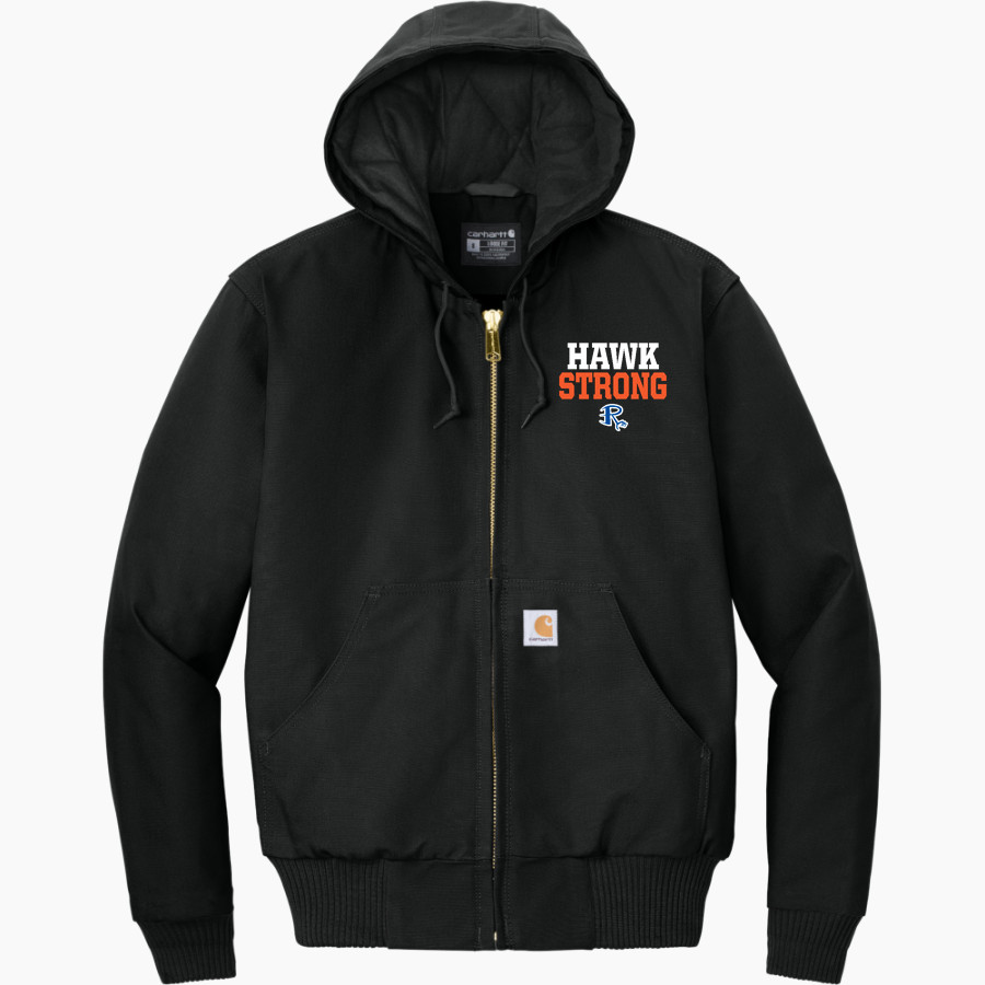 Riverton Hawks Carhartt Men's Quilted-Flannel-Lined Duck Active Jacket