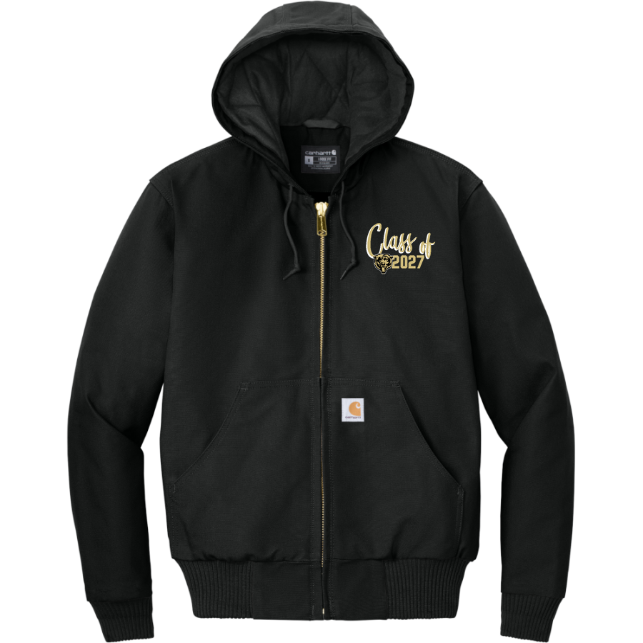 MAHANOY AREA JR./SR. HIGH SCHOOL GOLDEN BEARS <span class="pdp-name-mascot">MAHANOY JUNIOR SENIOR GOLDEN BEARS</span> Carhartt Men's Quilted-Flannel-Lined Duck Active Jacket