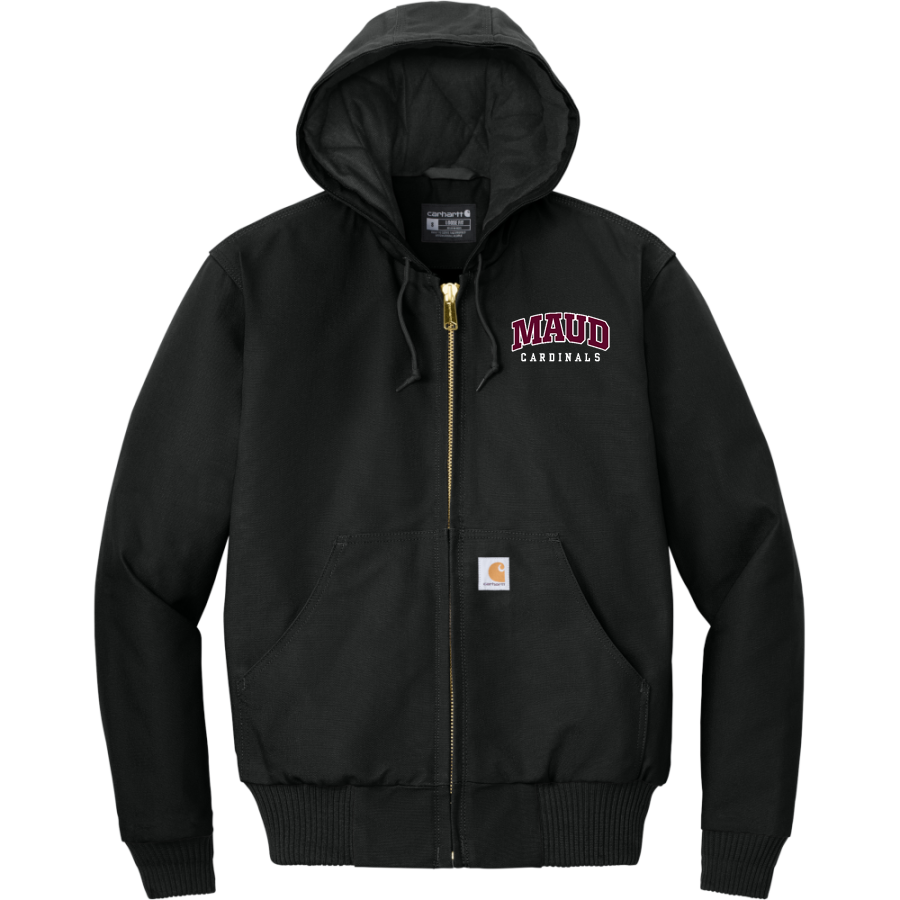 MAUD HIGH SCHOOL CARDINALS <span class="pdp-name-mascot">MAUD CARDINALS</span> Carhartt Men's Quilted-Flannel-Lined Duck Active Jacket