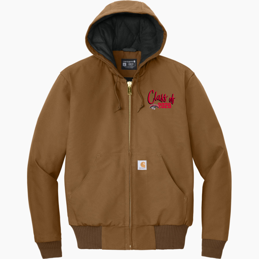 Lake Mary Rams Carhartt Men's Quilted-Flannel-Lined Duck Active Jacket