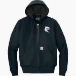 Toccoa Falls EAGLES <span class="pdp-name-mascot">TOCCOA FALLS COLLEGE EAGLES</span> Carhartt Men's Quilted-Flannel-Lined Duck Active Jacket Front Thumbnail