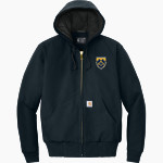 St. Scholastica Saints <span class="pdp-name-mascot">College of St. Scholastica Saints</span> Carhartt Men's Quilted-Flannel-Lined Duck Active Jacket Front Thumbnail