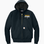 LITTLESTOWN HIGH SCHOOL THUNDERBOLTS Carhartt Men's Quilted-Flannel-Lined Duck Active Jacket Front Thumbnail