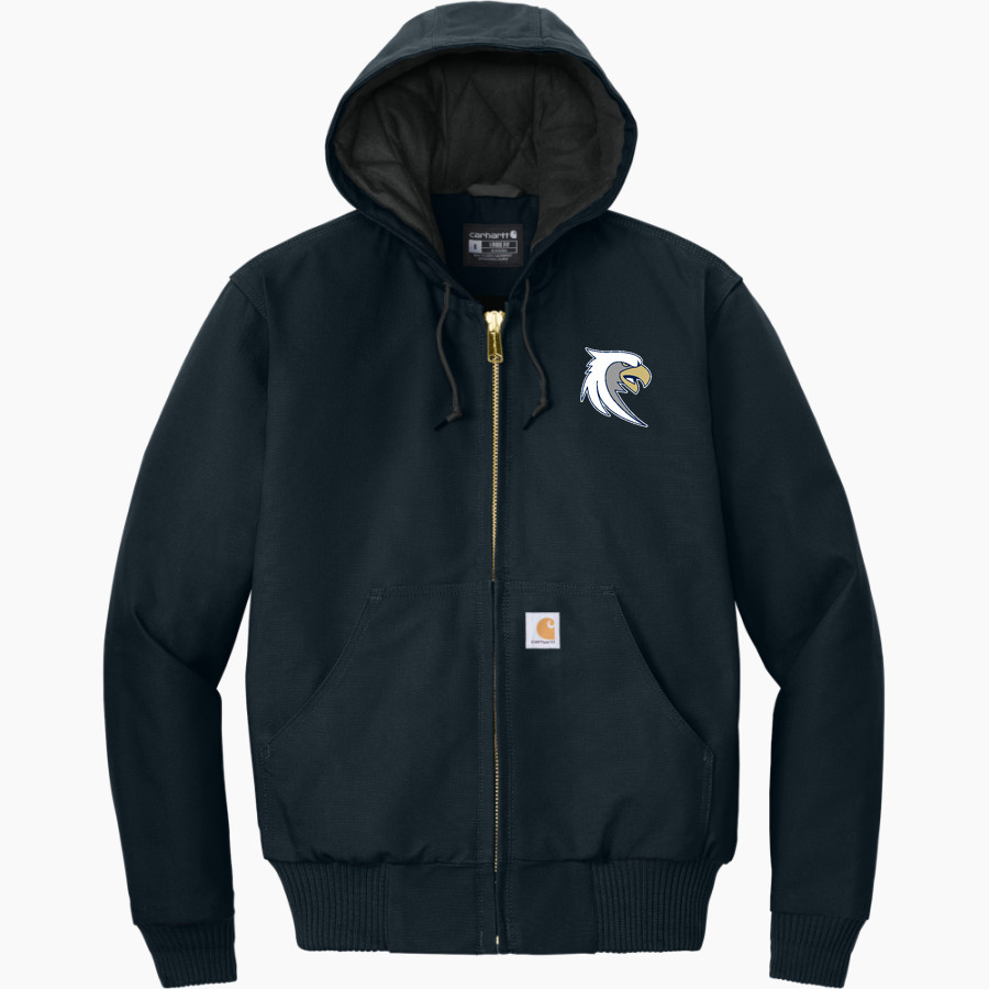 Toccoa Falls EAGLES <span class="pdp-name-mascot">TOCCOA FALLS COLLEGE EAGLES</span> Carhartt Men's Quilted-Flannel-Lined Duck Active Jacket
