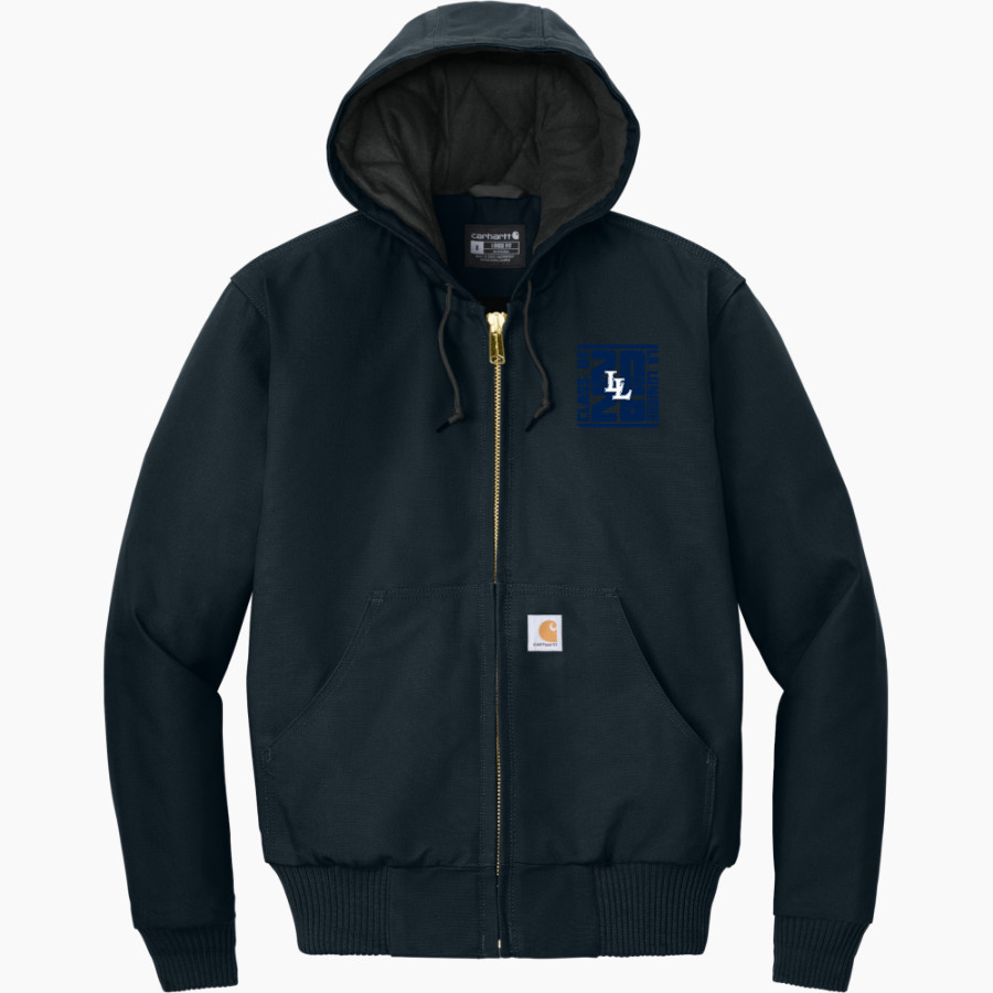 La Lumiere School Lakers Online Store Carhartt Men's Quilted-Flannel-Lined Duck Active Jacket