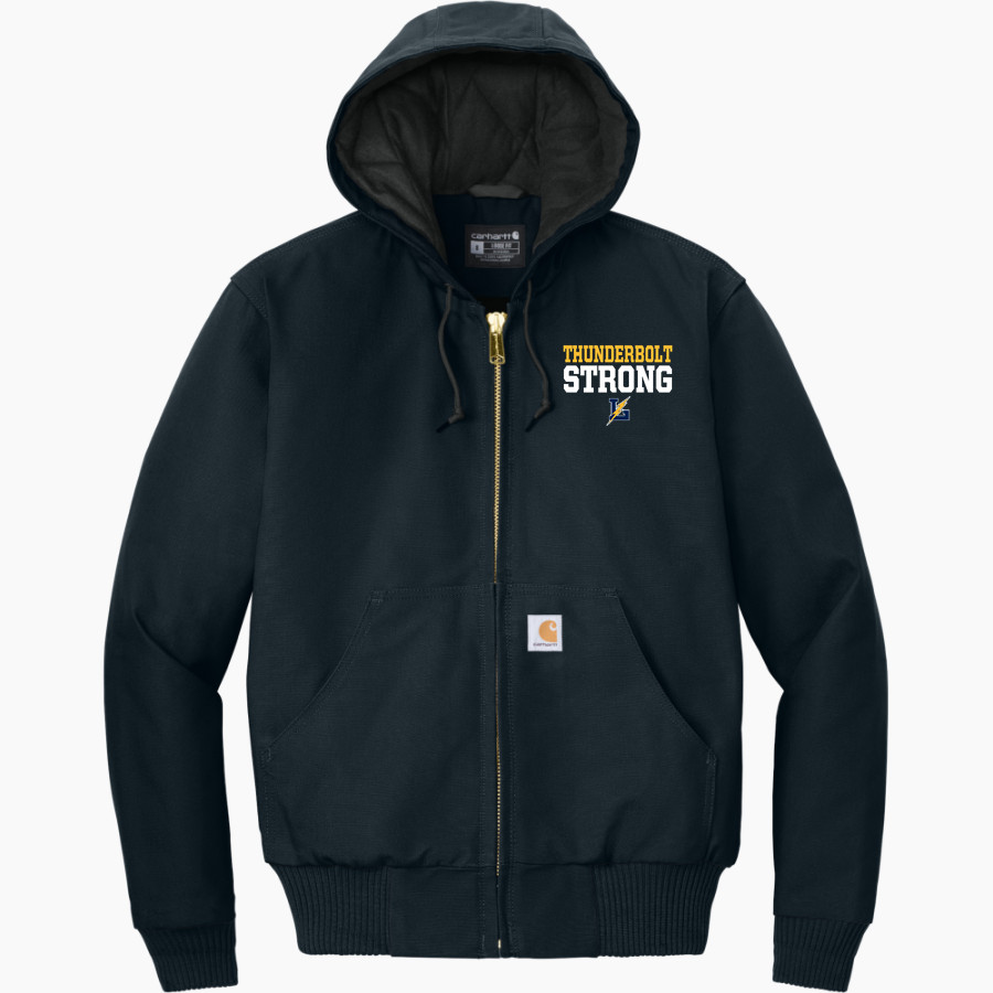 LITTLESTOWN HIGH SCHOOL THUNDERBOLTS Carhartt Men's Quilted-Flannel-Lined Duck Active Jacket