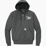 Xavier Falcons Carhartt Men's Quilted-Flannel-Lined Duck Active Jacket Front Thumbnail