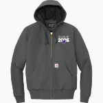 Woodlawn Panthers <span class="pdp-name-mascot">Woodlawn Panthers</span> Carhartt Men's Quilted-Flannel-Lined Duck Active Jacket Front Thumbnail