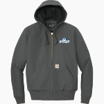 MOUNT VERNON CHRISTIAN HURRICANES Carhartt Men's Quilted-Flannel-Lined Duck Active Jacket Front Thumbnail