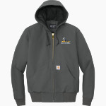Neumann Knights <span class="pdp-name-mascot">NEUMANN UNIVERSITY KNIGHTS</span> Carhartt Men's Quilted-Flannel-Lined Duck Active Jacket Front Thumbnail